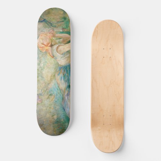 Berthe Morisot - Shepherdess Resting Persoonlijk Skateboard (Voorkant)