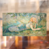 Berthe Morisot - Shepherdess Resting Raamsticker (Vel 2)