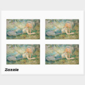 Berthe Morisot - Shepherdess Resting Rechthoekige Sticker (Vel)