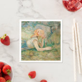 Berthe Morisot - Shepherdess Resting Servet (Insitu)