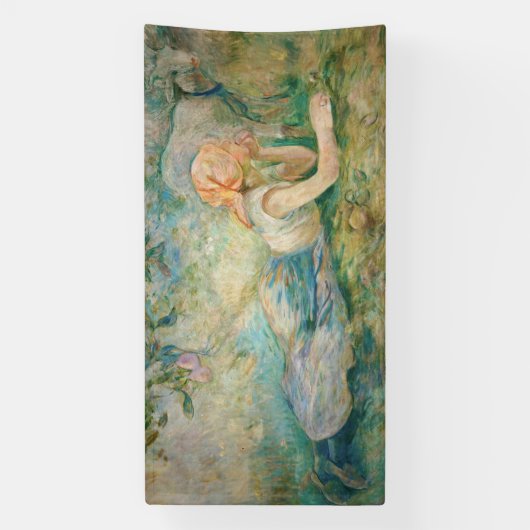 Berthe Morisot - Shepherdess Resting Spandoek (Verticaal)