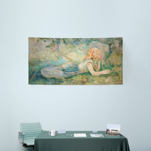 Berthe Morisot - Shepherdess Resting Spandoek (Beurs)