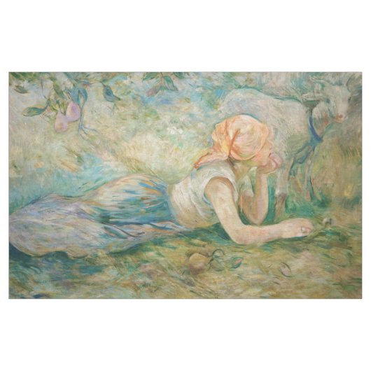 Berthe Morisot - Shepherdess Resting Stof (Yard (91,4 cm))