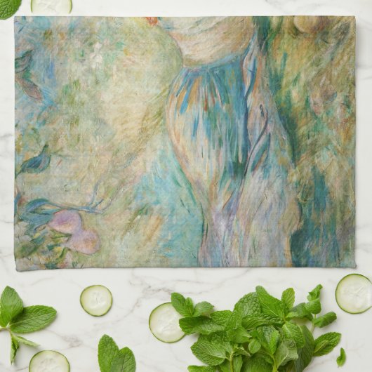 Berthe Morisot - Shepherdess Resting Theedoek (Gevouwen)