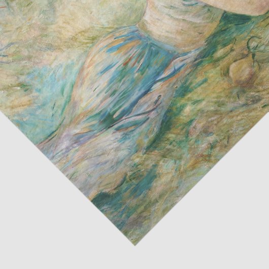 Berthe Morisot - Shepherdess Resting Tissuepapier (Detail)