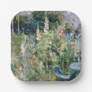 Berthe Morisot - Stockrozen Papieren Bordje