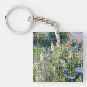 Berthe Morisot - Stockrozen Sleutelhanger