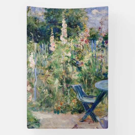 Berthe Morisot - Stockrozen Spandoek (Verticaal)
