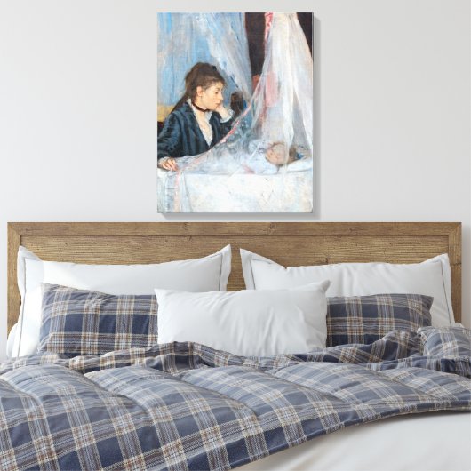 Berthe Morisot - The Cradle Canvas Afdruk (Insitu (Slaapkamer))