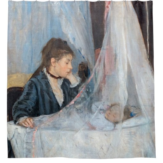 Berthe Morisot - The Cradle Douchegordijn (Voorkant)