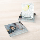 Berthe Morisot - The Cradle Glazen Onderzetter (Schuin)