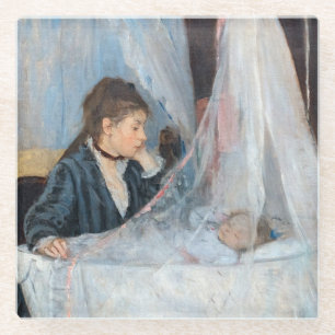 Berthe Morisot - The Cradle Glazen Onderzetter