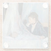 Berthe Morisot - The Cradle Glazen Onderzetter (Achterkant)