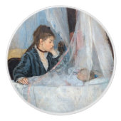 Berthe Morisot - The Cradle Keramische Knop (Voorkant)