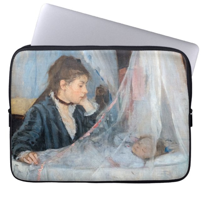 Berthe Morisot - The Cradle Laptop Sleeve (Voorkant)