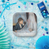 Berthe Morisot - The Cradle Papieren Bordje (Feest)