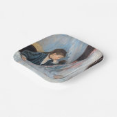 Berthe Morisot - The Cradle Papieren Bordje (Gebogen)
