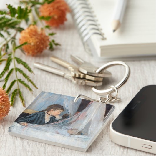 Berthe Morisot - The Cradle Sleutelhanger (Voorkant Rechts)