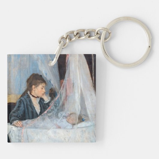 Berthe Morisot - The Cradle Sleutelhanger (Achterkant)