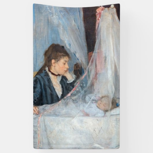 Berthe Morisot - The Cradle Spandoek (Verticaal)