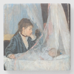 Berthe Morisot - The Cradle Stenen Onderzetter