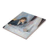 Berthe Morisot - The Cradle Tegeltje (Zijkant)