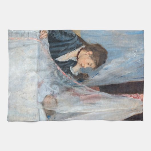 Berthe Morisot - The Cradle Theedoek (Horizontaal)