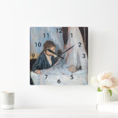 Berthe Morisot - The Cradle Vierkante Klok (Huis)