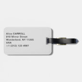 Berthe Morisot - The Garden at Bougival Bagagelabel (Achterkant horizontaal)