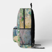 Berthe Morisot - The Garden at Bougival Bedrukte Rugzak (Rechts)