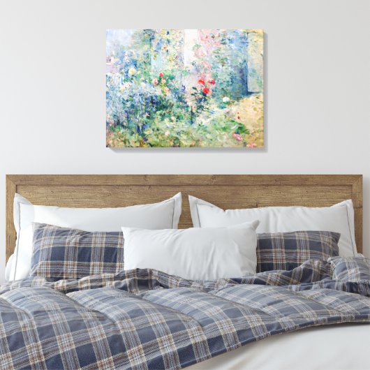 Berthe Morisot - The Garden at Bougival Canvas Afdruk (Insitu (Slaapkamer))