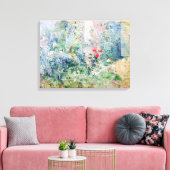 Berthe Morisot - The Garden at Bougival Canvas Afdruk (Insitu (Woonkamer))