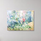 Berthe Morisot - The Garden at Bougival Canvas Afdruk (Voorkant)