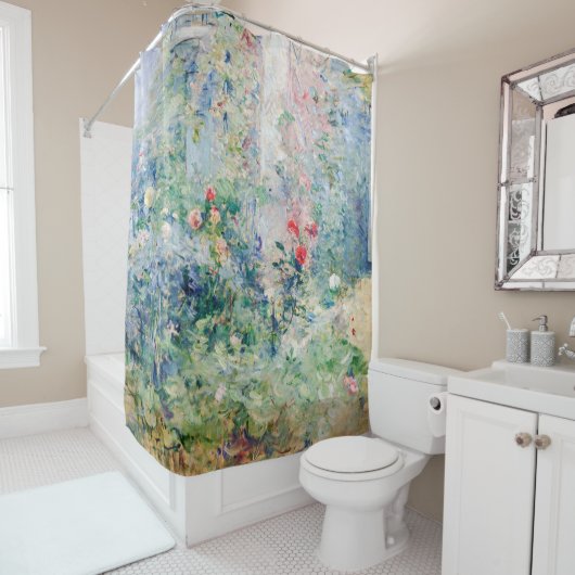 Berthe Morisot - The Garden at Bougival Douchegordijn (In situ)