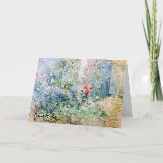 Berthe Morisot - The Garden at Bougival Kaart (Voorkant)