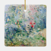 Berthe Morisot - The Garden at Bougival Keramisch Ornament (Achterkant)