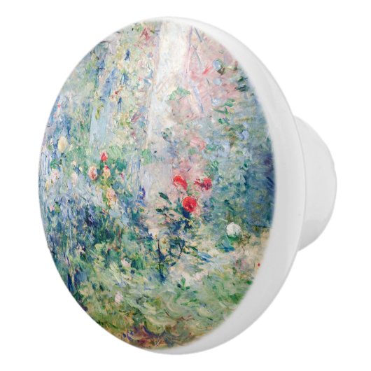 Berthe Morisot - The Garden at Bougival Keramische Knop (Rechts)