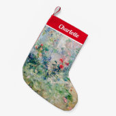 Berthe Morisot - The Garden at Bougival Kleine Kerstsok (Voorkant (Hangend))