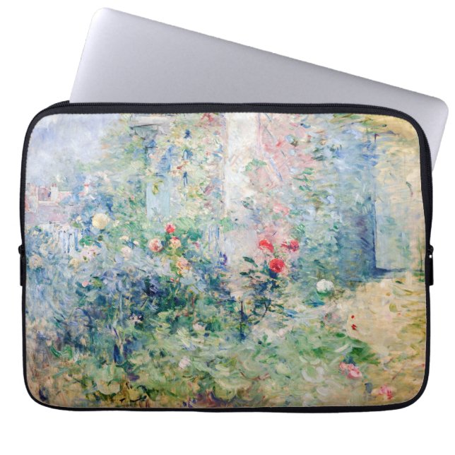 Berthe Morisot - The Garden at Bougival Laptop Sleeve (Voorkant)