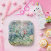 Berthe Morisot - The Garden at Bougival Papieren Bordje (Feest)