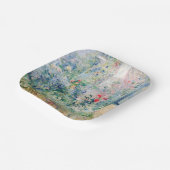 Berthe Morisot - The Garden at Bougival Papieren Bordje (Gebogen)