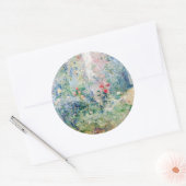 Berthe Morisot - The Garden at Bougival Ronde Sticker (Envelop)