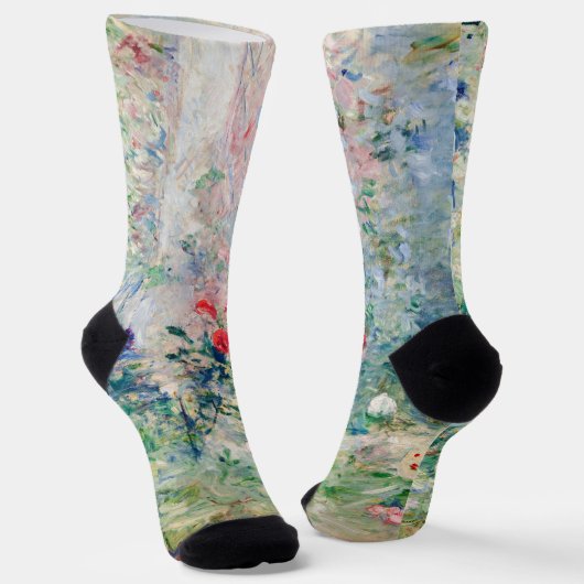 Berthe Morisot - The Garden at Bougival Sokken (Gebogen)