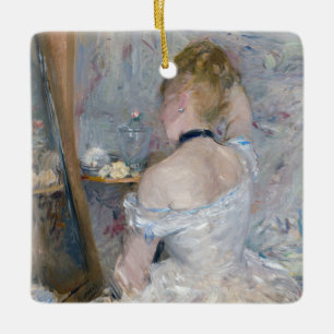 Berthe Morisot - Vrouw aan haar toilet Keramisch Ornament