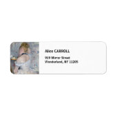 Berthe Morisot - Vrouw bij haar toilet Etiket (Voorkant)