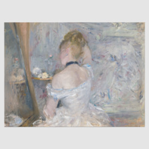 Berthe Morisot - Vrouw bij haar toilet Tissuepapier