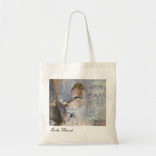 Berthe Morisot - Vrouw bij haar toilet Tote Bag (Voorkant)