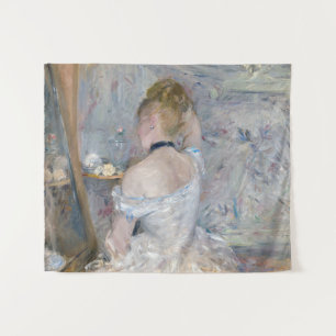 Berthe Morisot - Vrouw bij haar toilet Wandkleed
