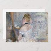 Berthe Morisot - Vrouw bij Haar Toilette Bedankkaart (Voorkant / Achterkant)