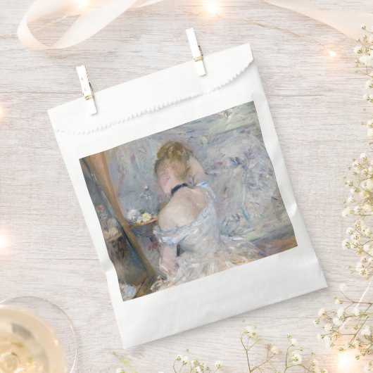 Berthe Morisot - Vrouw bij Haar Toilette Bedankzakje (Geknipt)